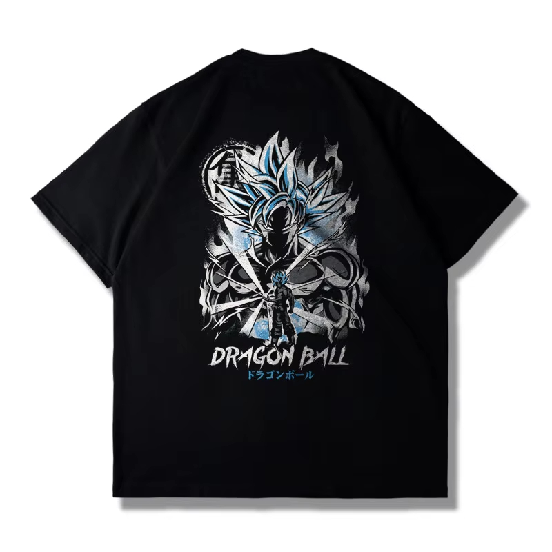 Anime Merchandise T Shirt - 2026 สินค้าอนิเมะดราก้อนบอลใหม่ แบรนด์สุดฮิต เสื้อยืดลายพระอาทิตย์ ชุดเด็กและผู้ปกครอง ผ้าฝ้ายแท้