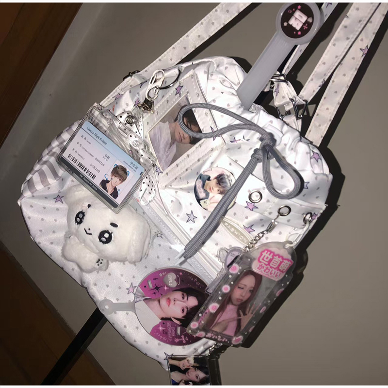 กระเป๋าเป้สะพายหลังลายจุด กระเ - Anime Tote Bag บทวิจารณ์และราคา