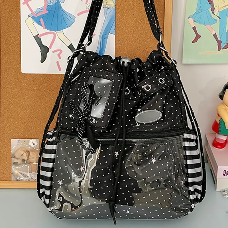 กระเป๋าเป้สะพายหลังลายจุด กระเ - Anime Tote Bag บทวิจารณ์และราคา