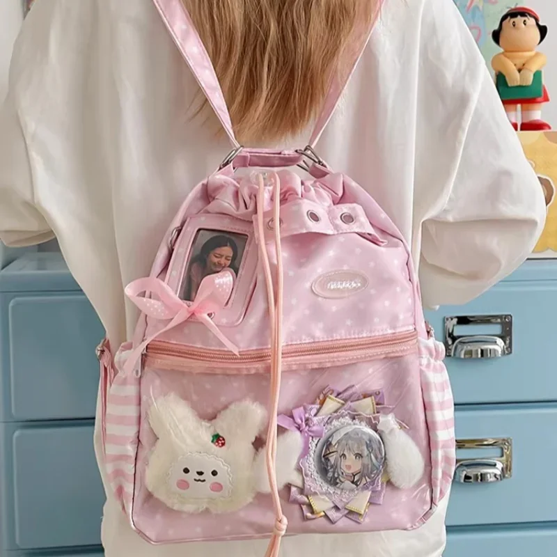กระเป๋าเป้สะพายหลังลายจุด กระเ - Anime Tote Bag บทวิจารณ์และราคา