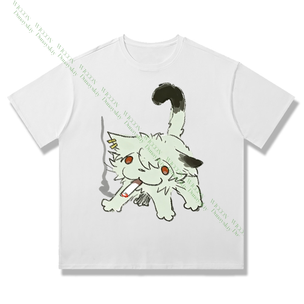 เสื้อยืดแขนสั้นลายพิมพ์น่ารัก  - Anime Merchandise T Shirt บทวิจารณ์และราคา