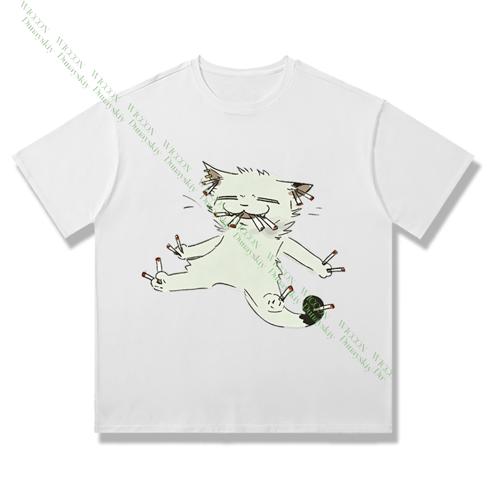 เสื้อยืดแขนสั้นลายพิมพ์น่ารัก  - Anime Merchandise T Shirt บทวิจารณ์และราคา