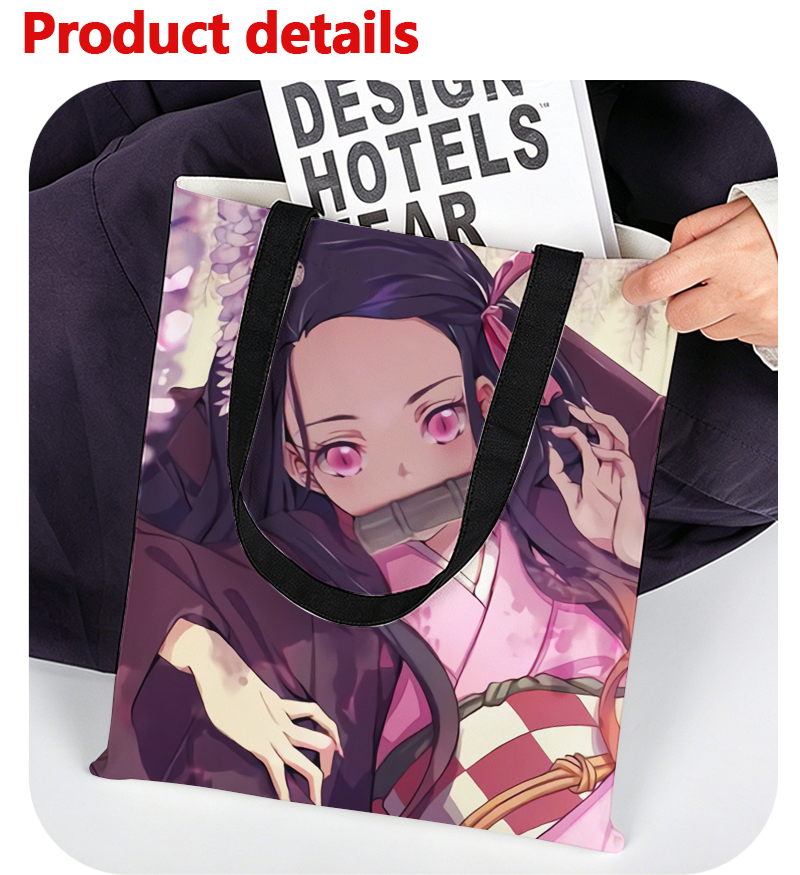 กระเป๋าถือผู้หญิงลายดาบพิฆาตอส - Anime Tote Bag บทวิจารณ์และราคา