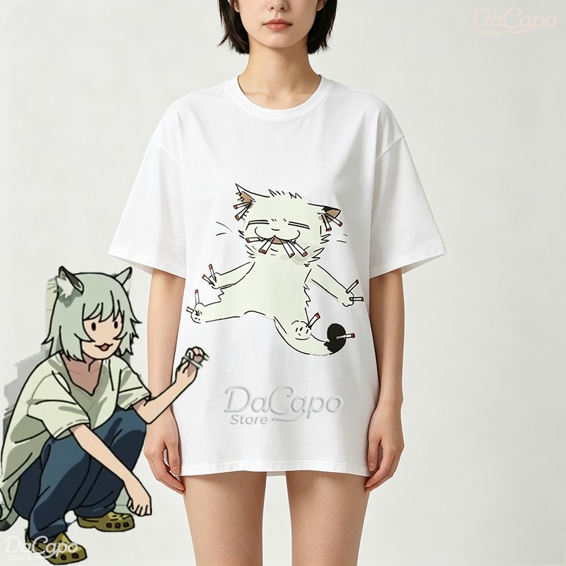 เสื้อยืดแขนสั้นลายการ์ตูนน่ารั - Anime Merchandise T Shirt บทวิจารณ์และราคา