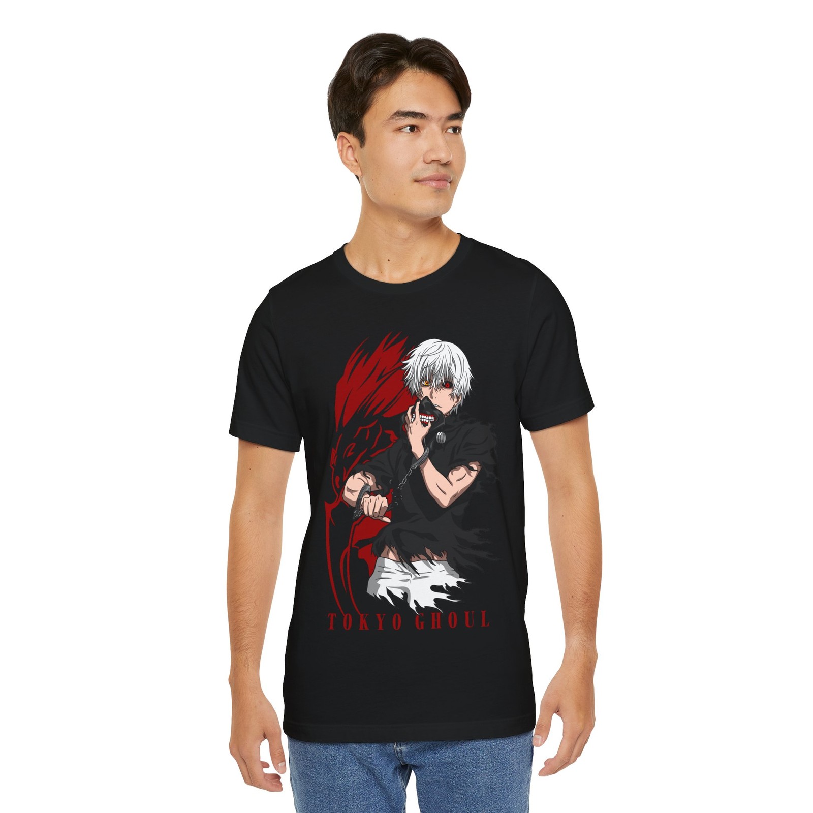เสื้อยืดอนิเมะ Tokyo Ghoul, เส - Anime Merchandise T Shirt บทวิจารณ์และราคา
